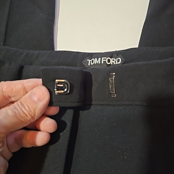 Tom Ford Womens Black Trousers Size 40 Made In Italy - Picture 4 of 12